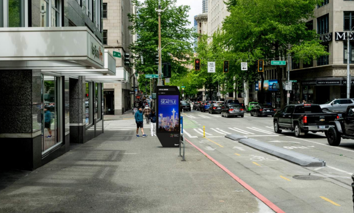 Downtown kiosk