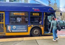 Route 40 Bus Lane Installation Starts, Aiding Riders During I-5 Work