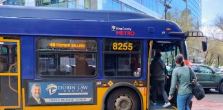 Route 40 Bus Lane Installation Starts, Aiding Riders During I-5 Work