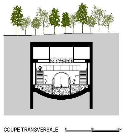 Marie de Saint Ouen Cross Section