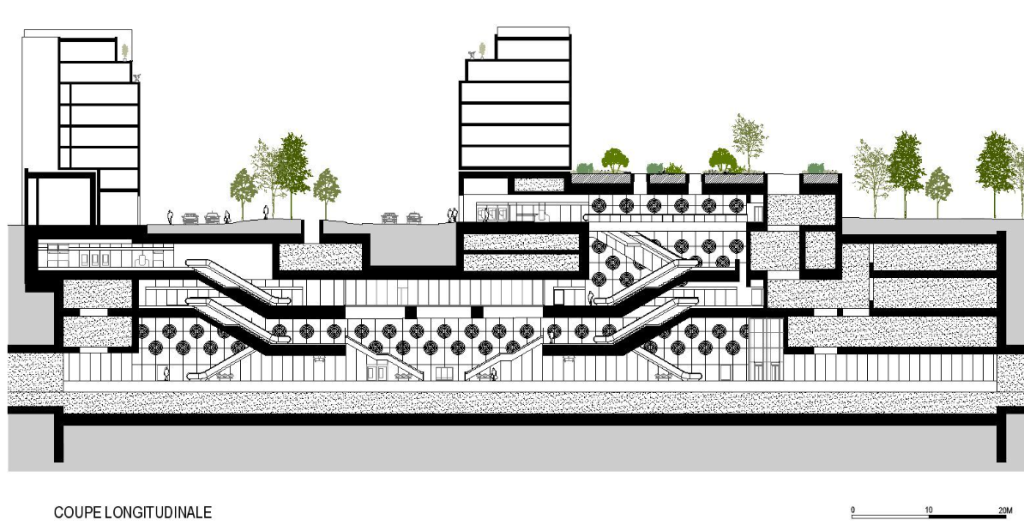 Saint Ouen Station Side View