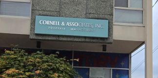 Op-Ed: It’s Time to Ban Ratio Utility Billing Tenants hold signs criticizing RUBS in front of Cornell and Associates office