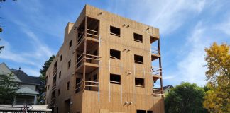 Home in Tacoma Rezones Generate Small Permit Bump in First Months Wood frame construction for a four-story building, counting the basement garage.