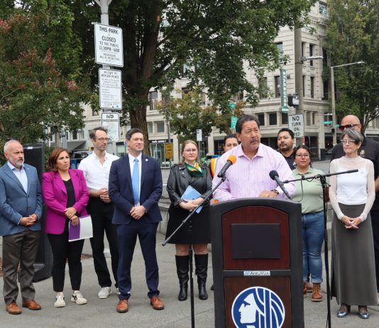 Harrell Stumps for West Seattle, Ballard Light Rail, Facing Financial Headwinds