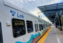 Escalating Costs Could Push Sound Transit to Reconsider Two Infill Stations A Sound Transit light rail car passes through a station in the Rainier Valley