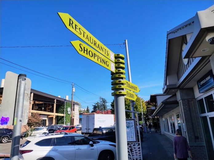 Bainbridge Island street sign
