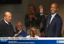 Girmay Zahilay Takes Office as King County Executive, Pledging to be ‘Regional Convener’