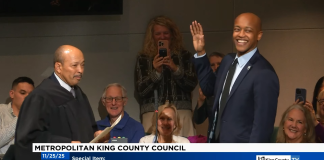 Girmay Zahilay Takes Office as King County Executive, Pledging to be ‘Regional Convener’