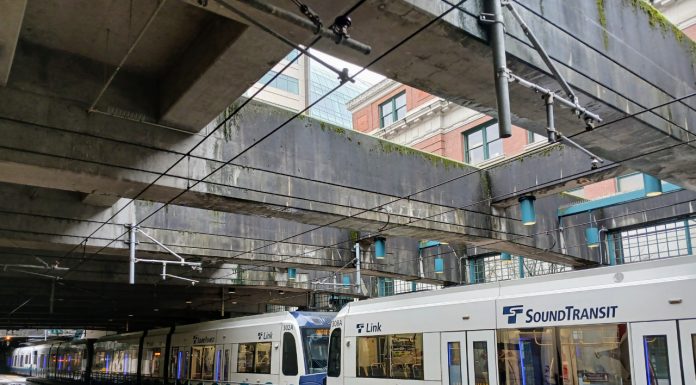 Sound Transit Board Sets Aside Idea of Skipping Second Downtown Tunnel A recessed station open to the air through concrete supports