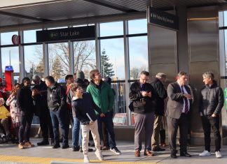 Thousands Pack Trains for Launch of Federal Way Light Rail