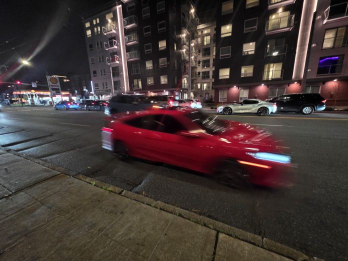 Speeding car on Rainier Avenue by Anna Zivarts 20251205